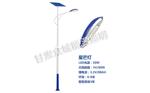 玉树太阳能路灯核心技术参数解读