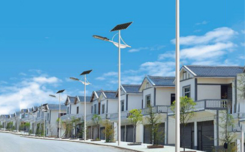 玉树太阳能路灯配置与在乡村道路照明中的应用